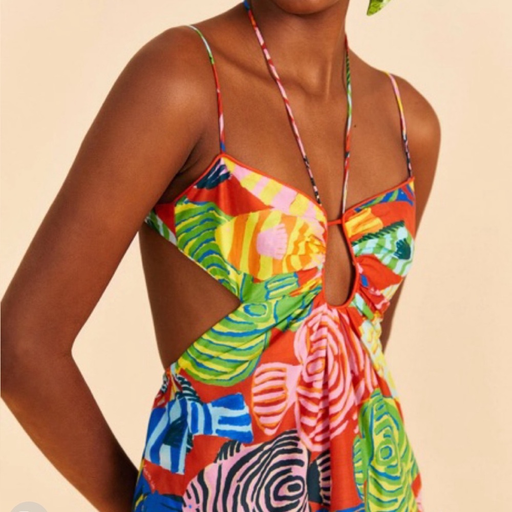 FARM Rio Multicolor Patterned Mini Dress - Picture 3 of 4